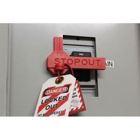 Accuform STOPOUT  SLIDE  ft N LOCK  ITEM KDD282 KDD282